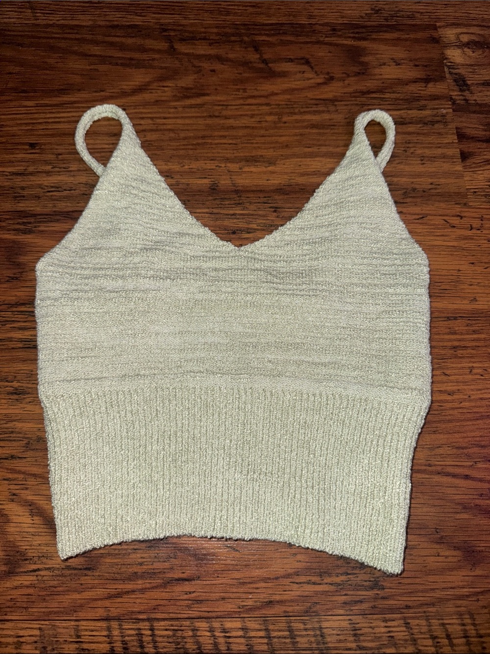 Cozy V-Neck Knit Tank Top 2.L2